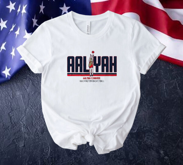 Aaliyah Edwards Washington basketball Tee shirt