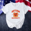 Autism university est birth Tee shirt