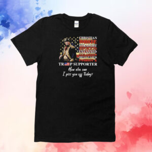 Christian White Straight Republican Unvaxxed Gun Owner Meateater Patriot & Trump Supporter T-Shirt