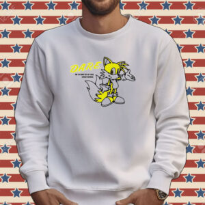 Dare me to jump off of this jersey bridge tails Sonic Tee shirt