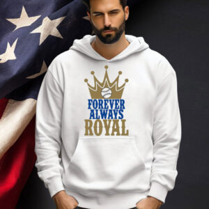 Forever Always Royals Crown Baseball T-shirt