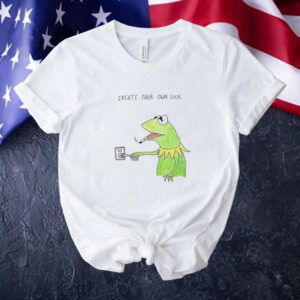 Frog create your own luck Tee shirt