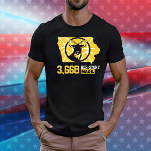 Her story made 3668 Caitlin Clark 22 T-Shirt