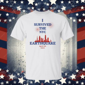 I Survived The NYC Earthquake April 5th 2024 Mens Shirt
