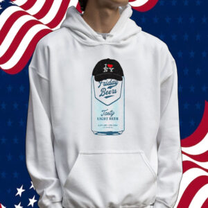 I love NY friday beers crop Tee shirt