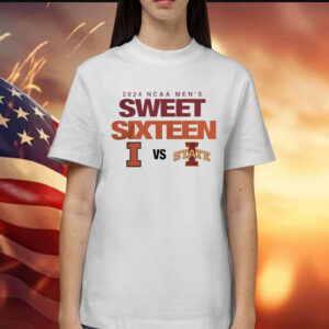 Illinois Vs Iowa State Men’s Basketball 2024 Sweet 16 Shirt