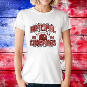 Jacksonville State Gamecocks 2024 NCAA Women’s Bowling National Champions T-Shirt