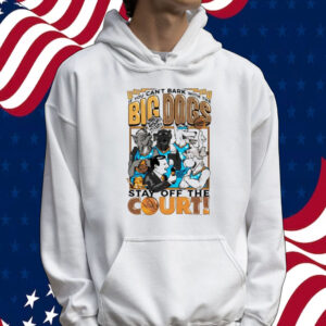 Jalen Williams wearing Big Dogs playoff Tee shirt