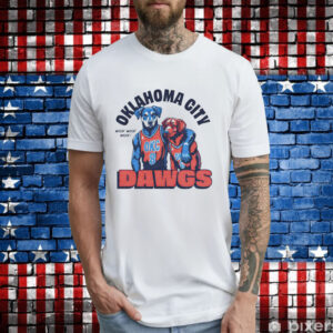 Jalen Williams wearing Oklahoma city dawgs woof T-Shirt