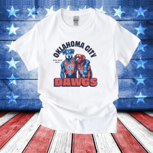 Jalen Williams wearing Oklahoma city dawgs woof T-Shirt