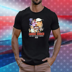 Jannik Sinner 2024 Men’s singles champion T-Shirt