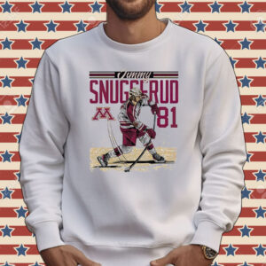 Jimmy Snuggerud Minnesota NCAA Men’s Ice Hockey Caricature Tee shirt