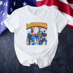 LeSuperman Lebron James Superman Tee shirt