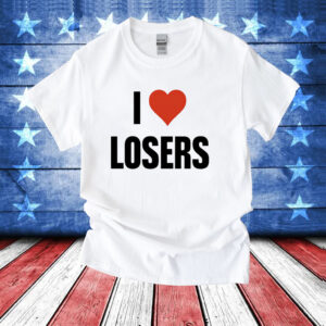 Linabob wearing i love losers T-Shirt