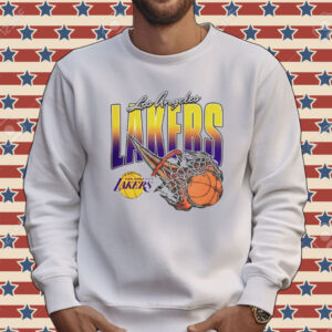 Los Angeles Lakers on fire Tee shirt