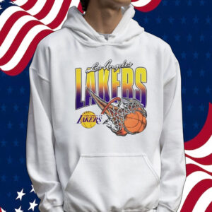Los Angeles Lakers on fire Tee shirt