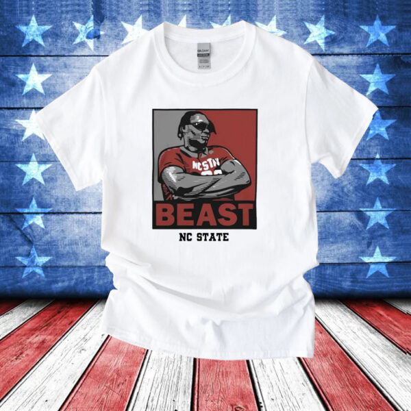 NC State Basketball DJ Burns Beast T-Shirt