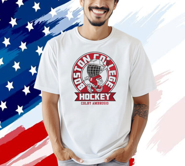 NCAA Men’s Ice Hockey Boston College Colby Ambrosio T-shirt