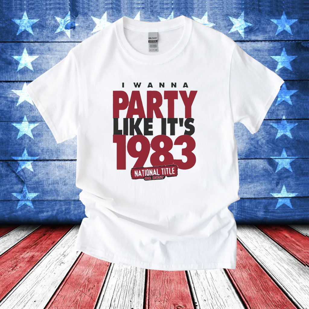 Nc State Wolfpack i wanna party like it’s 1983 T-Shirt