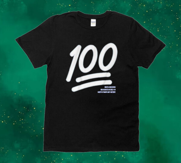 Nikita Kucherov 100 Assists Tee Shirt
