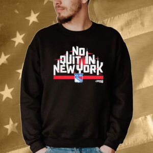 No quit in New York Rangers NHL Tee shirt