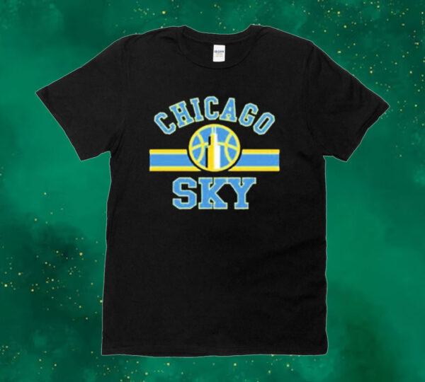 Official Chicago Sky Basketball Tee Shirt