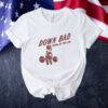 Official Down bad crying at the gym Tee shirt