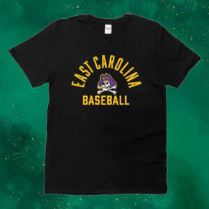 Official East Carolina Baseball Purple Arch Dixon Williams Tee shirt