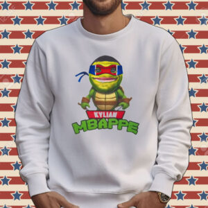 Official Kylian Mbappe ninja turtles Tee shirt