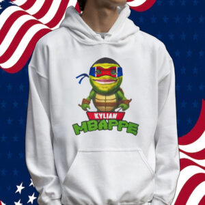 Official Kylian Mbappe ninja turtles Tee shirt