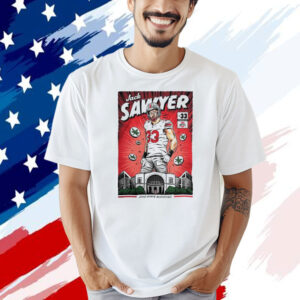 Ohio State Buckeyes #33 Jack Sawyer NIL Comic T-shirt