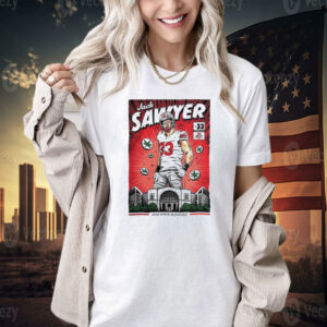 Ohio State Buckeyes #33 Jack Sawyer NIL Comic T-shirt