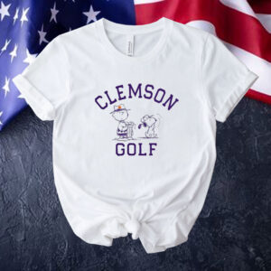 Peanuts Clemson Tigers Golf 2024 Tee shirt