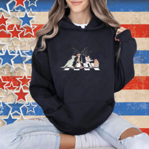 Rex Woody Buzz Lightyear and Mr. Potato Head crossing Abbey Road T-shirt