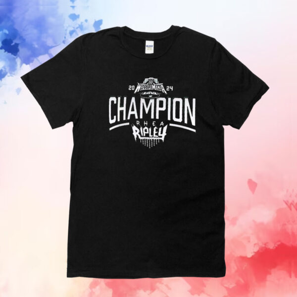 Rhea Ripley Wrestlemania 40 Champion T-Shirt