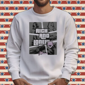 Rich and lonely Miami Tee shirt