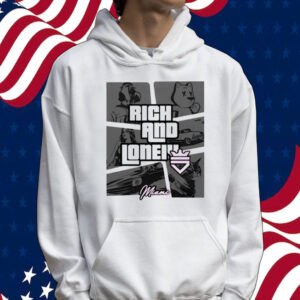 Rich and lonely Miami Tee shirt