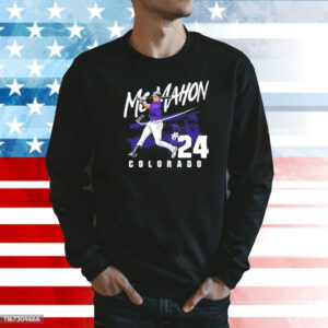 Ryan McMahon Colorado Rockies Relentless Spirit Grunge Shirt