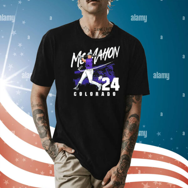 Ryan McMahon Colorado Rockies Relentless Spirit Grunge Shirt