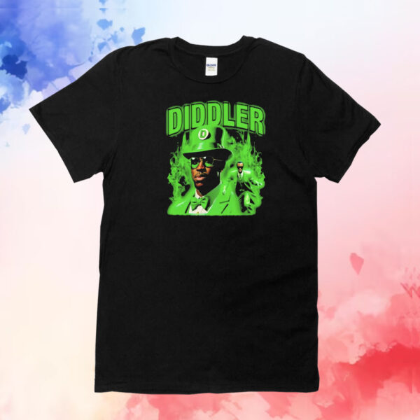 Sean Diddy The Diddler green fire T-Shirt