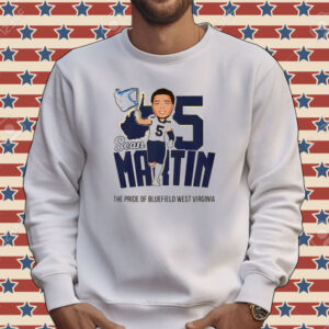 Sean Martin #05 West Virginia Mountaineers the pride of bluefield West Virginia Tee shirt