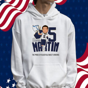 Sean Martin #05 West Virginia Mountaineers the pride of bluefield West Virginia Tee shirt