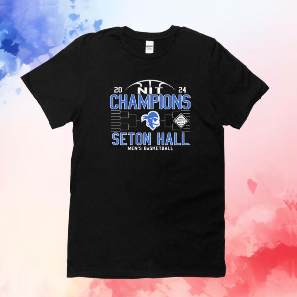 Seton Hall Pirates 2024 NCAA Men’s Basketball NIT Champions T-Shirt
