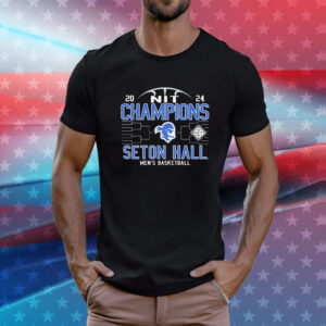 Seton Hall Pirates 2024 NCAA Men’s Basketball NIT Champions T-Shirt