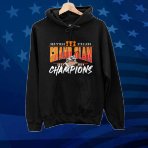 Sheffield Steelers Grand Slam 2023-2024 Champions Tee shirt