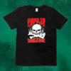 Skull born to lay pipe forced to work minimum wage Tee shirt