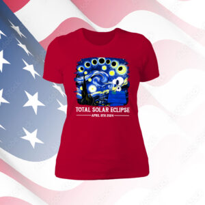 Snoopy and Woodstock Total Solar Eclipse 2024 Shirt
