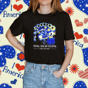 Snoopy and Woodstock Total Solar Eclipse 2024 T-Shirt
