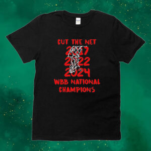 South Carolina Gamecocks Cut The Net 2024 Womens National Champions Tee shirt