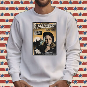 The Erotica Diaries Madonna bad girl four decades the celebration tour Tee shirt